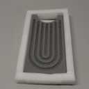 SZTCECDM 16" x 4" Faucet Mat for Kitchen Sink, Drying Stone Sink Tray, Diatomite Sink Mat for Kitchen Counter, Bathroom Counter Sink Water Splash Guard(Grey)