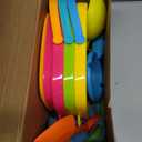 TOY Life Collapsible Beach Toys for Kids with 4 Silicone Collapsible Sand Buckets & 8 Shovels & Mesh Bag, Travel Beach Essentials for Kids Sand Toys Toddlers, Sandbox Toys for Boys Girls Ages 3-5 4-8