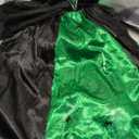 Poshetion Witch Halloween Costume for Girls - Toddler Light Up Dress with Witch Broom and Hat, Glow in the Dark for Wicked Parties (Green, Small) 5-7