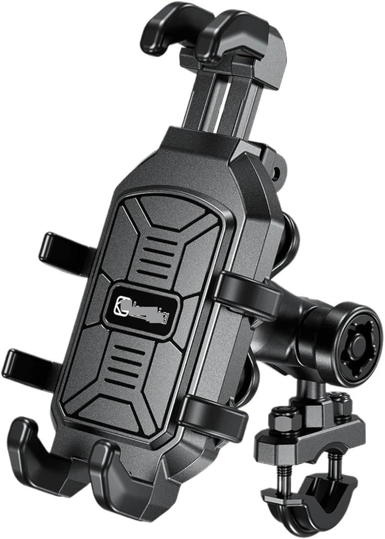 Motorcycle Mount Holder 7.2inch Big Friendly Bike Motorcycle Handlebar Clamp(U-Shaped Handlebar)