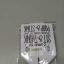 Some Come To Sit And Think Others Come To Just Poop & Stink Funny Bathroom Sign Weatherproof Aluminum 8" x 12"
