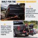 Outus 2 x 48 Inch Trailer Hitch Weld on Receiver Tube Steel Hitch Adapter Combo Bar with Reinforced Collar 5/8" Pin Hole Heavy Duty Towing Receiver Tubing for DIY Trailer Truck Cargo Carrier, Black