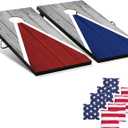 Cornhole Board Set Cornhole Games for Adults Portable Choose Regulation or Tailgate Size