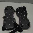 Satisure Epoxy Floor Spiked Shoes with 1" Short Spikes (Fully Assembled) - Non-Slip Adjustable Straps for Self-Leveling Floors, Garage Coating & Overlays, Cover Installation (Black, 1 Pair)