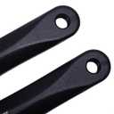 PROWHEEL Ebike Crank Arm Available in Square Hole,140MM/152MM/160MM/165MM/170MM/175MM Black Bike Crank Arm for Electric Bike,Mid Mounted Motor,Torque(1 Pair)
