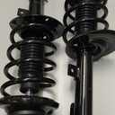 KUSATEC Front Pair Complete Struts Shock Absorber fit for 2006-2011 Ford Focus; 172258 172257 Left/Right Struts with Coil Spring Assemblies