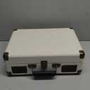 Victrola Journey Bluetooth Portable Suitcase Record Player  with Built-in Speakers, 3 Speed Vinyl Record Player, RCA Out, Headphone Jack (Light Beige Linen)