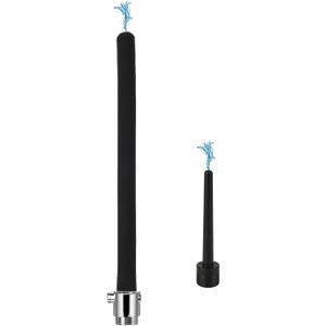 Shower Enema System with On/Off Switch, Shower Douche for Men and Women Portable Cleaner, Enema Nozzle Kit Cleaner Attachment (Black)