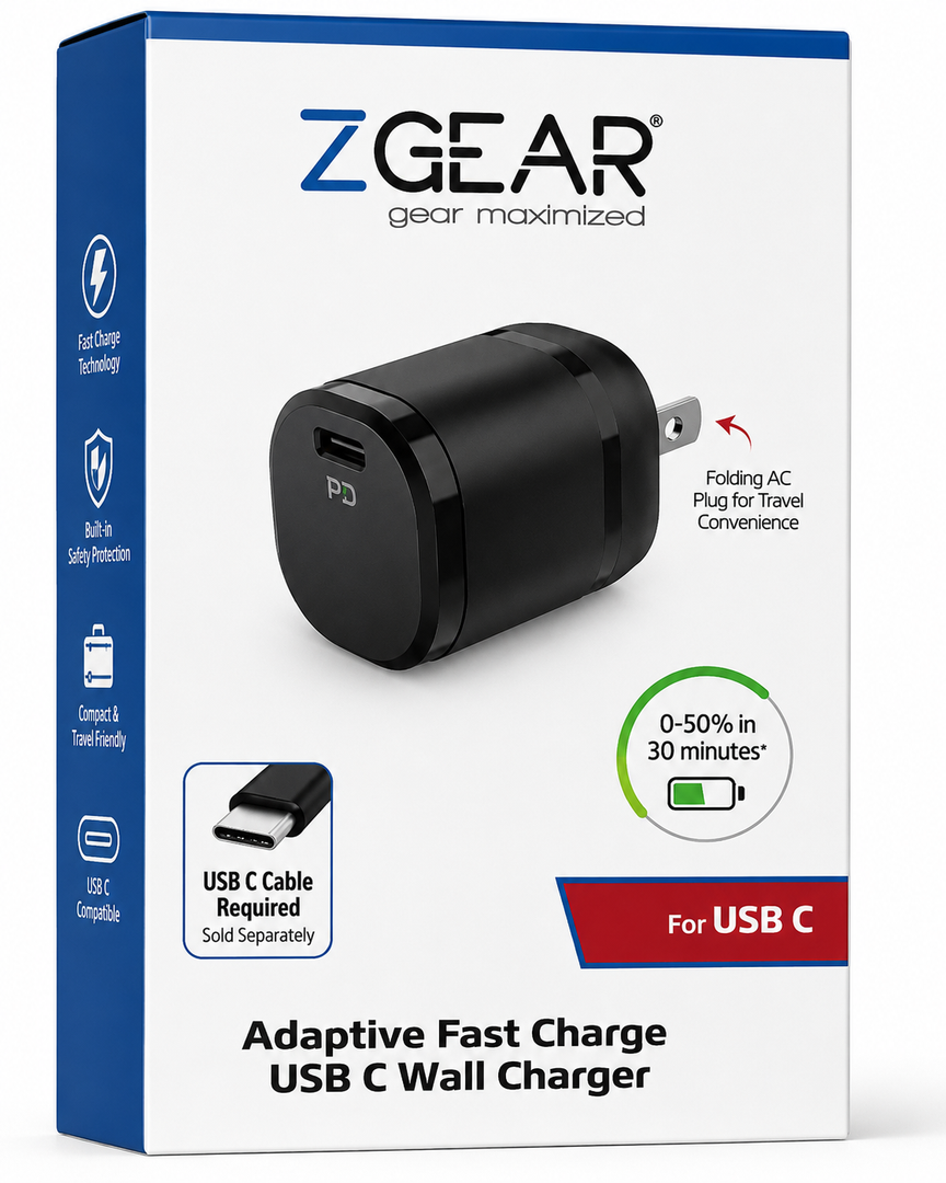 ZGR 20W TYPE C USB WALL CHARGER