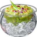 Prodyne Dips on Ice Acrylic Dip Bowl, 16 oz., clear