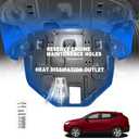 Engine Splash Shield Fit for Hyundai Tucson 2010 2011 2012 2013 2014 2015 Engine Case Guard Under Cover Compatible with Tucson Front Engine Guard Mud Flaps