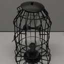 Hearts&Birds Squirrel Proof Bird Feeder Outdoors Hanging with Anti Collision Window Stickers for Birds - 360 Feeding Perch with Large Capacity for Wren Finches Chickadees Cardinal Wild Birds