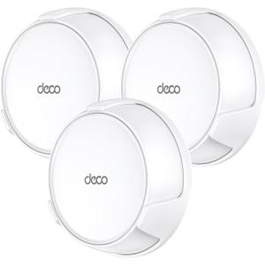 XLTTYWL Deco WiFi 7 Wall Mount Kit, Deco BE23/BE25/BE3600/BE5000 Router Mount Bracket Optimize Space&Cable Management for TP Decos 7 Dual-Band WiFi 7 Mesh Wi-Fi System (White, 3 Pack)
