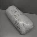 Green Leaf Collection - Shredded Memory Foam Pillows, Body Pillow, Adjustable with Zipper Green Viscose of Bamboo Cover, Soft Bed Pillow for Sleeping, Made in USA