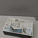 Asidrama 10 Pack Champagne Bronze Kitchen Cabinet Knobs Cabinet Hardware Zinc Knobs for Dresser Drawers (Single Hole Knob)