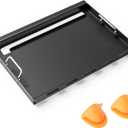 6788 Full Size Griddle Insert Replacement Part for Weber Genesis II E320 E310 EP310 EP330 E325 Gas Grill, Flat Top Grill Griddle with Handles for Genesis II 300 Series GS4, Replace for 66095 66802