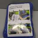 Golf Cart Seat Covers Fit for Club Car Precedent Club Car Tempo Yamaha G29 Front Seat Covers Stretchy Breathable Washable Regular Cushions Cover No Nails Required Easy to Install Black & Blue ( Front Seat Club Car Precedent TEMPO YAMAHA G29)