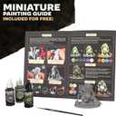 The Army Painter, GameMaster: Wandering Monsters Role-playing Paint Set, 15x18 ml Fanatic Acrylic Paints, incl. Metallics, Wash, Primer, 1 Brush & 1 Free Miniature - For Warhammer & Dnd