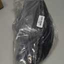 Black Woven Storage Basket, 11" x 9" Indoor Plant Basket for Decor, Decorative Small Cotton Rope Bin for Organizing Pet Toy, Gifts, Towel, Cloth, Socks, Wicker Planter Holder, Modern Shoe Bin