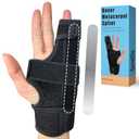 Boxer Break Metacarpal Splint Brace - 4th or 5th Finger Splint Support (X-Small)