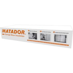 Matador SGDIK001 Garage Door Insulation, Large, White, 8 Panels, 23-1/4 ×54 inch