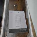 VASAGLE CUSTOS Collection - Bookshelf, 6-Tier Bookcase, Book Shelf, Open Storage Shelf, 9.4 x 23.6 x 63.3 Inches, for Living Room, Home Office, Dinning Room, Rustic Brown ULBC166X01