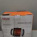 Beurer IL50 Infrared Heat Lamp Heated Red Light Therapy Lamp for Body, Face, Sinuses, & Skin - Effective Muscle Pain & Cold Relief Treatment by Improving Blood Circulation