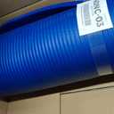 Amazon Basics 1/2 Inch Extra Thick Exercise Yoga Mat with Carrying Strap for Home Workouts and Fitness, Non-Slip, Cushioned Support, 74" x 24" x 0.5", Blue