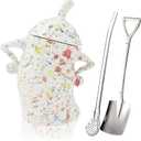 Ceramic Canister with Attitude 28oz, Spice Jars with Airtight Seal Lid for Food Storage, Colorful Decorative Kitchen Container for Coffee Beans, Tea, Sugar, Salts, Spice and More (800ml)