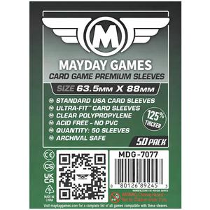 Mayday Games 7077 Clear Premium Card Sleeves 63.5x88 mm (4x50 Pack, 200 sleeves)