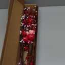 Childom Valentines Day Decorations,6 Pcs Artificial Flowers Heart Picks with Berries Red Pink Flowers for Valentines Day Tree Mothers Day Decorations for Home Office Room Table Anniversary Party Decor