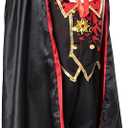 Spooktacular Creations Child Vampire Costume for Boy, Scary Halloween Red Vampire Costume for Kids Dress Up (X-Large(12-14yr))
