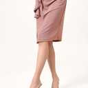 Women's Pointed Toe Slingback High Heels Pumps Patent Leather Stiletto Dress Heels Pumps for Women (6, Nude)