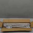 Stainless Steel Flag Poles, 6 FT Flag Pole for Outside House, Residential or Commerical, 1 Inch Spinning Flag Pole for 3X5 Flag, Silver High Wind Flag Pole (Without Bracket)