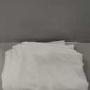 jinchan White Curtains for Living Room Bedroom Linen Textured Curtains 96 Inches Long Farmhouse Casual Weave Back Tab Drapes Light Filtering Window Draps 2 Panels