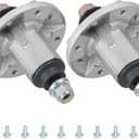 GY21098 GY20454 Spindle Assembly Fit for John Deere 42 48 54 Inch Deck D140 D130 D110 D125 LA110 LA115 LA120 LA145 Lawn Mower Tractor, Replace GY20867 GY20962 (2 Pack)