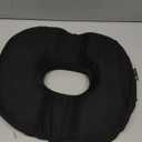 5 STARS UNITED Donut Pillow Hemorrhoid Tailbone Cushion  Large Cushion for Pain Relief  Coccyx, Prostate, Sciatica, Pelvic Floor, Pressure Sores, Pregnancy, Postpartum Recovery, Black