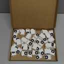 PATIKIL T8 Lamp Holder, 50pcs Non-shunted Tombstone Light Socket G13 Base for LED Integrated Fluorescent Tube Replacements, White Black