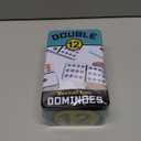 Front Porch Classics, Mexican Train, Double 12, Colored Dot Dominoes Set On-The-Go Travel Storage Tin, 2 to 8 Players, for All Ages