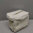 DALINDA Insulated Lunch Bag for Women,Lunch Box Cooler Bag Lightweight Nylon Waterproof Lunch Box LunchBags for Work (Cream,Beige) (Medium-7L)