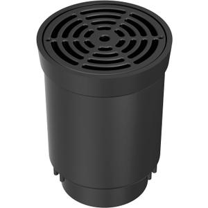 6 Inch Round Surface Drain Inlet with Grate for Underground Dry Well Cover, Dry Well Not Included