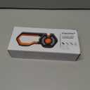 6-Stage Knife Sharpener - Premium Kitchen Knife Sharpeners - Adjustable Handheld Manual Knife Sharpeners for Kitchen Knives, Scissor and Chef Knife.Easy for beginners to use (ORANGE)