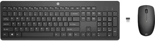 HP Wireless Keyboard and Mouse Combo - Full Size Membrane Chiclet Style Keyboard, 3-Zone Layout, 2.4GHz Wireless Connection, Compatible with PC, Mac