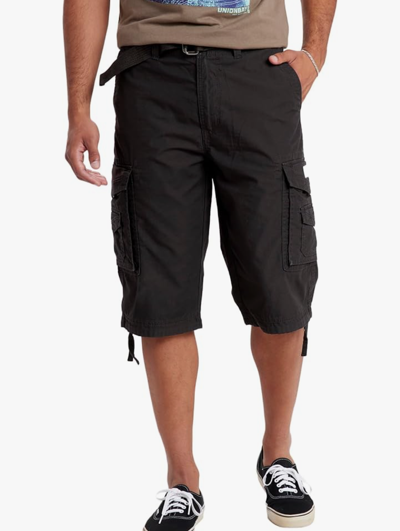 Unionbay Men's Cordova Belted Messenger Cargo Short - 42