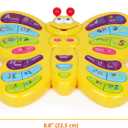 Preschool ABC Learning Toy, Interactive Educational Butterfly Toy for Toddlers, Animal Sounds & Music, Early Development See and Say Baby Toys for 3 Year Old Boys & Girls