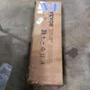 Happybuy 3-Step Transitional Handrail Fits 1 or 3 Steps Matte Stair Rail Wrought Iron Handrail with Installation Kit Hand Rails for Outdoor Steps (Unadjustable) (Black)