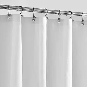 Alyvia Spring Shower Curtain, White, size 72x72 in