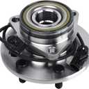 KUSATEC 515024 Front Wheel Bearing and Hub Assembly Compatible with 1999-2000 Cadillac Escalade, 1995-2000 Chevy GMC K1500 K2500 Suburban Tahoe Yukon, 6 Lug Bolts w/ABS