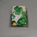 2 x St. Patrick's Day Glitter Sequin Pillow Cover 16x16 Inch - Reversible Sparkle Sequined Cushion Case for Irish Holiday Home Party Decor (Lucky)