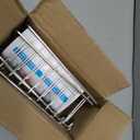 Clawfoot Tub Shower Caddy(Shower Rod Not Included),Clawfoot Tub Accessories,Tub Caddy,SUS304 Stainless Steel Shower Shelves,Clawfoot Tub Soap Caddy(Silver)